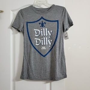 New Bud Light tshirt dilly dilly grey
